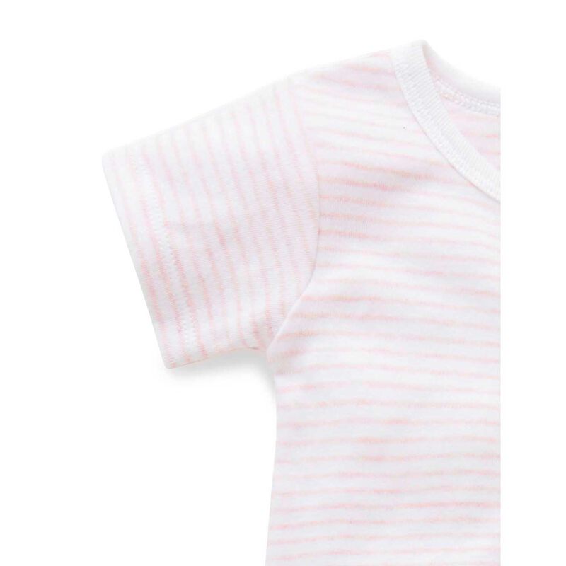 Purebaby S/S Short Leg Zip Growsuit image number 3